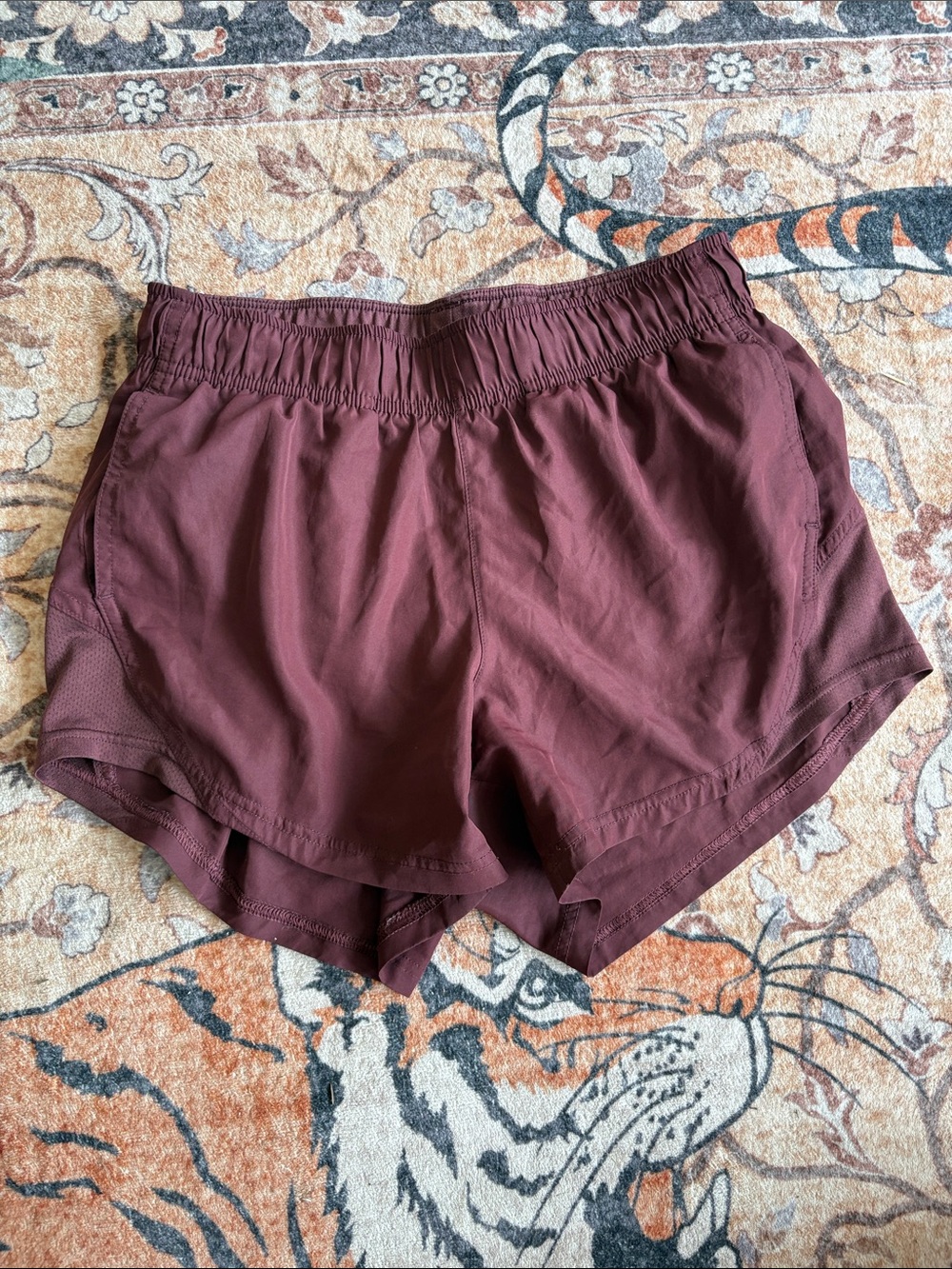 Athletic Works Women's Burgundy Running Shorts
